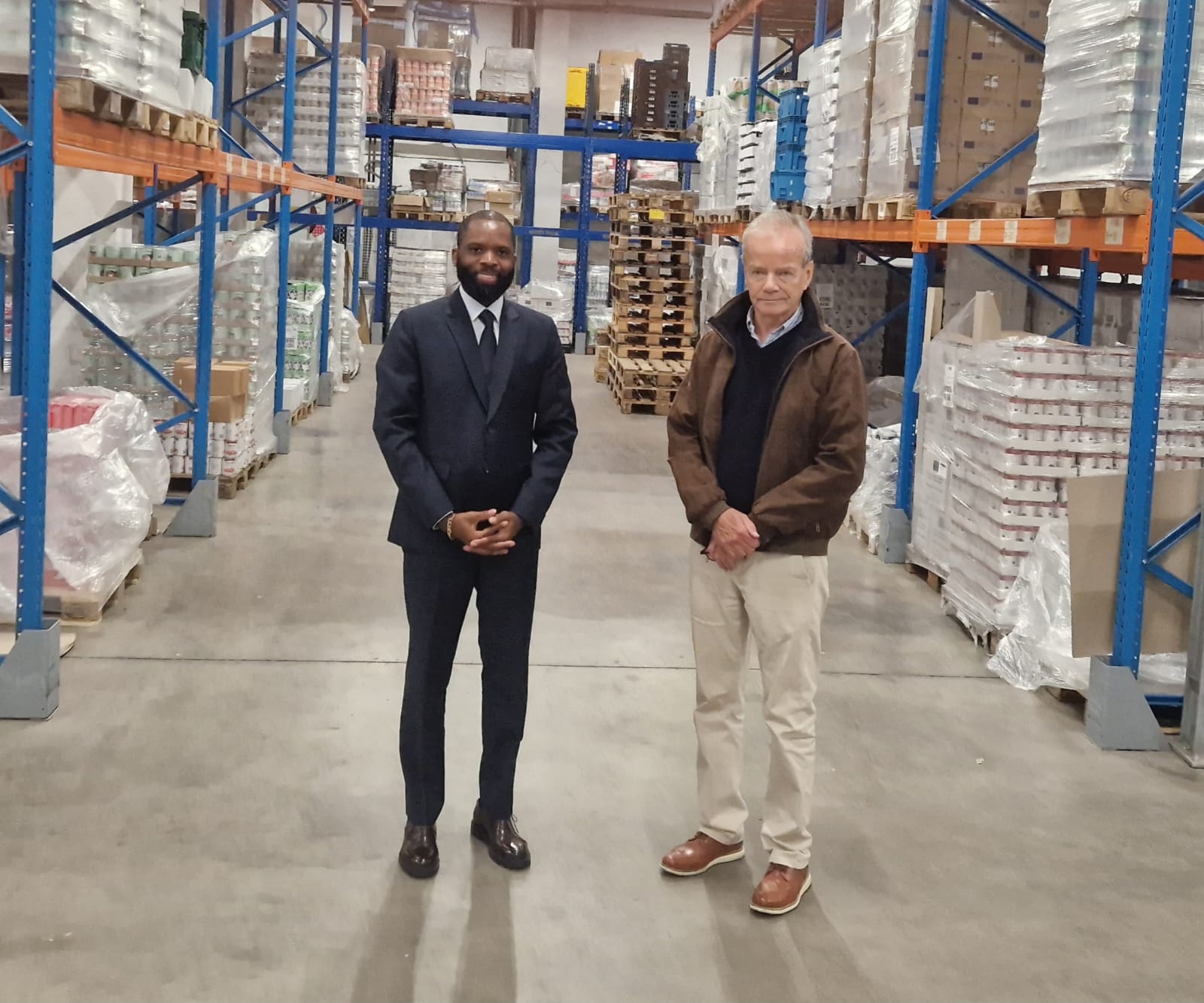 Organização Humanitária Kanda-Iniciativa busca parceria com o Banco Alimentar de Bruxelas.
